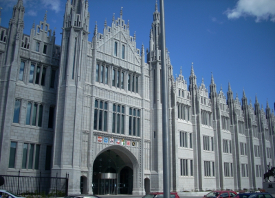 "We got sick of those English pansies telling us what to do, so we built it out of solid, radioactive granite and told them to piss off". - Robert Arnold, Marishcal College Archivist