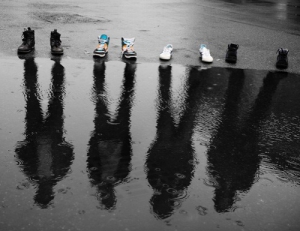  Early identification of budding child Hydromancers can be achieved by spotting their obsession with reflections in puddles. The British climate tends to make this easy.